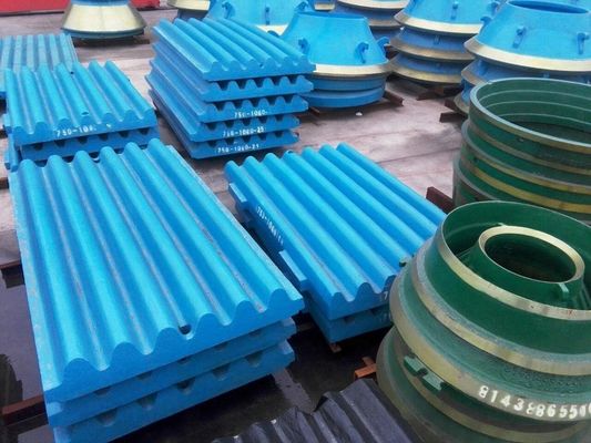 Επεξεργασία CNC Τμήματα ανταλλαγής πλάκας σαγόνου για το Telsmith 2044 2250 2540 3042 Σπαστικό σαγόνου