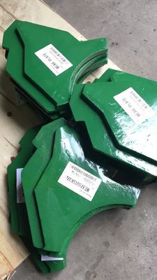 Αντικατασκευαστικές πλάκες φθοράς για Barmac VSI Crusher B9600 Προσαρμοσμένο σχεδιασμό και υλικά
