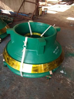OEM αποδεκτό Κωνικό Crusher Wear Τμήματα Bowl Liner Κωνκώδης και Mantle για την εξόρυξη ενέργειας