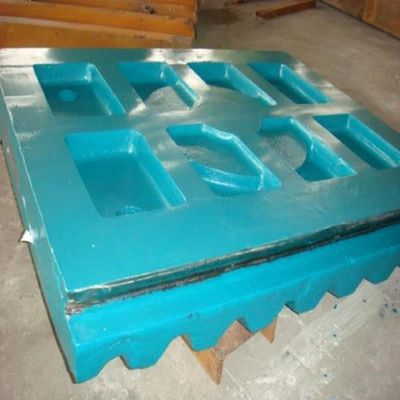 1000KG βάρος συντρίμμιο C125 σαγόνι συντρίμμιο Τμήματα φθοράς πλάκα σαγόνι για εξορυκτικό μηχάνημα EN124 πρότυπο