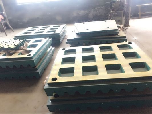1000KG βάρος συντρίμμιο C125 σαγόνι συντρίμμιο Τμήματα φθοράς πλάκα σαγόνι για εξορυκτικό μηχάνημα EN124 πρότυπο