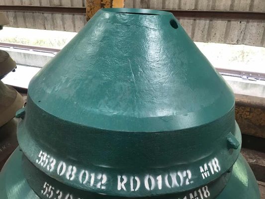 Δυνατότητα Mantle And Bowl Liner για GP11F GP220 GP550 Επεξεργασία χύτευσης Τύπος χύτευσης