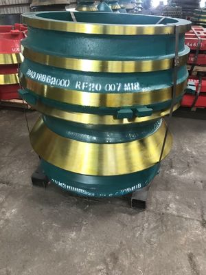 Δυνατότητα Mantle And Bowl Liner για GP11F GP220 GP550 Επεξεργασία χύτευσης Τύπος χύτευσης
