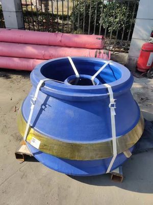 Εφαρμόστε στο HP300 HP400 Κωνικό Crusher Bowl Liner και Mantle Wear Τμήματα Χύτευση επεξεργασμένο