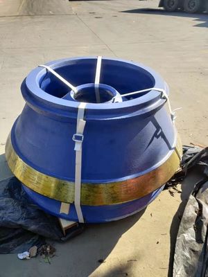 Εφαρμόστε στο HP300 HP400 Κωνικό Crusher Bowl Liner και Mantle Wear Τμήματα Χύτευση επεξεργασμένο