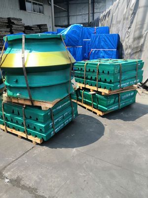 Μακροχρόνια διάρκεια ζωής HP500 Crusher Bowl Liner σε υλικό Mn18Cr2 για εξατομικευμένα μέρη φθοράς