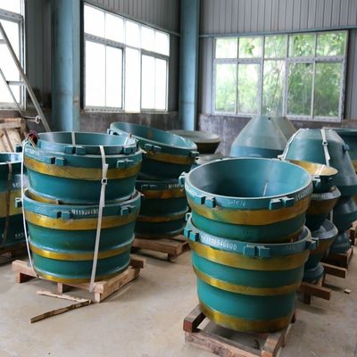 Υψηλό μαγγανικό χάλυβα GP200 Κωνικό Crusher Wear Τμήματα Mantle και Κωνκώδη με ανταγωνιστική