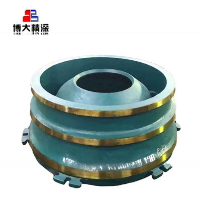 Υψηλό μαγγανικό χάλυβα GP200 Κωνικό Crusher Wear Τμήματα Mantle και Κωνκώδη με ανταγωνιστική