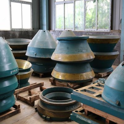 Υψηλό μαγγανικό χάλυβα GP200 Κωνικό Crusher Wear Τμήματα Mantle και Κωνκώδη με ανταγωνιστική