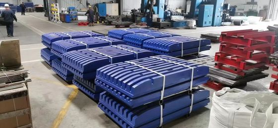 Δικαιούμενες OEM C125 C145 Crusher Cast Steel Wear Jaw Plates για τη βιομηχανία εξόρυξης ενέργειας