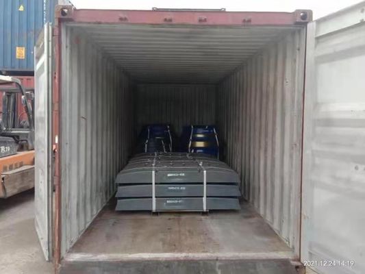 JM1206 JM1208 Χρησιμοποιούμενα ανταλλακτικά από χάλυβα υψηλού μαγγανίου για συντρίμμια πέτρας