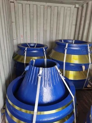 GP100 GP200 GP300 Συσκευές κωνικού θρυμματιστή Μανδύα για προσαρμοσμένες λύσεις θρυμματισμού