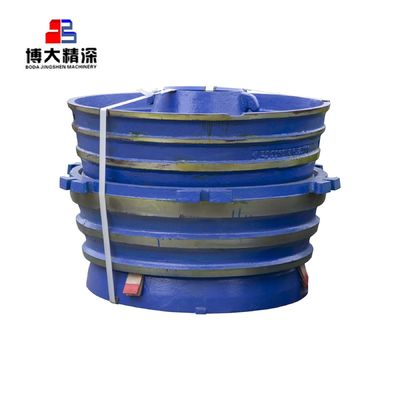 GP300S Quarry Cone Crusher Wear Parts Bowl Liner and Concave Δικαιούμενο OEM για την εξόρυξη μεταλλεύματος