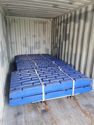 Μηχανή εξόρυξης Mn18 Mn22 Υλικό C105 C106 C125 C140 C145 Σταθερό σαγόνι Κινητή πλάκα σαγόνου