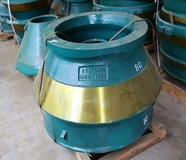 GP HP Κωνικό Συσσωρευτή Μέρη φθοράς από χάλυβα υψηλού μαγγανίου για αντικατάσταση του μανδύα και της κοιλότητας