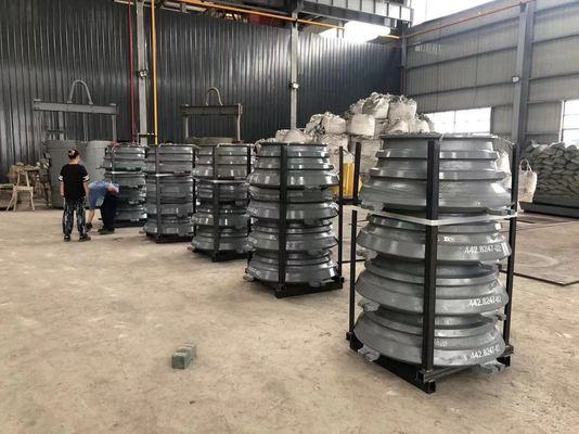 CH430 Mantle Concave Mn18 Cr2 Αντικατασκευαστικά για εξοπλισμό εξορυκτικής παραγωγής κόνων
