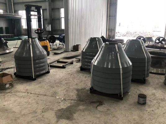 CH430 Mantle Concave Mn18 Cr2 Αντικατασκευαστικά για εξοπλισμό εξορυκτικής παραγωγής κόνων