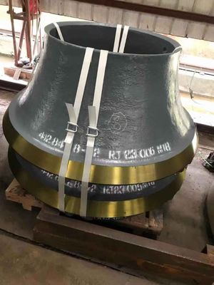 EN124 Πρότυπο CS440 Mantle Bowl Liner OEM ανταλλακτικά για εξαρτήματα κωνικών συντρίβων