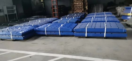 Στερεά πλάκα σαγόνι για κωνικό συντρίμμιο ανταλλακτικά φθοράς σε πολύχρωμες επιλογές