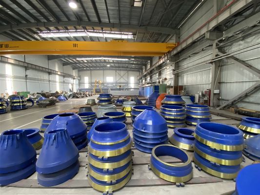 Κωνικό συντρίμμιο Mantle Bowl Liner HP500 HP700 HP800 σε διάφορα χρώματα για την εξόρυξη ενέργειας