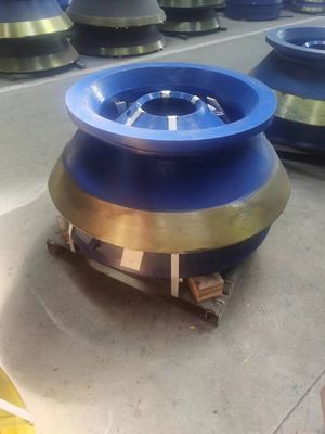 Κωνικό συντρίμμιο Mantle Bowl Liner HP500 HP700 HP800 σε διάφορα χρώματα για την εξόρυξη ενέργειας