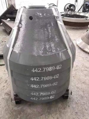 Μανδύα για CH660 CH870 Τμήματα φθοράς συντρίμμιας κοκκώδης σφαίρας στο σφυρηλατημένο μηχανικό σύστημα