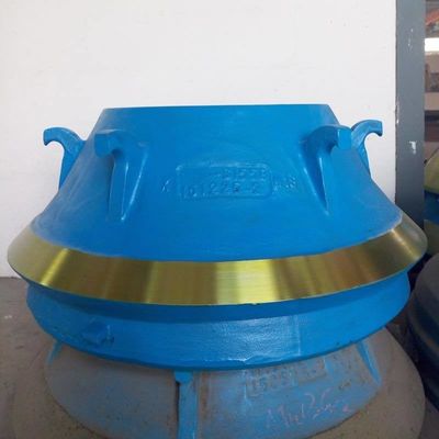 TEREX Κωνικό Συγκρατητή Mantle Bowl Liner Τμήματα φθοράς για την εξόρυξη μετάλλου σε πολύχρωμες παραλλαγές