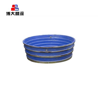 Ορυχείο Δικαιούμενο OEM Mantle Bowl Liner Cone Crusher Wear ανταλλακτικά GP100S 200S 300S 500S