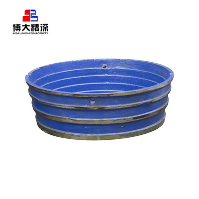 Υψηλό μαγγανικό χάλυβα Κωνικό Crusher Bowl Liner για GP100 100S ανθεκτικά στην φθορά μέρη