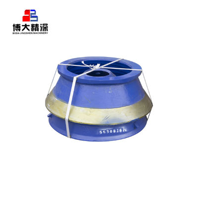 Υψηλό μαγγανικό χάλυβα Mantle Bowl Liner για OEM Κωνικό Συσσωρευτή Τμήματα Φόρτωσης Χάλυβα