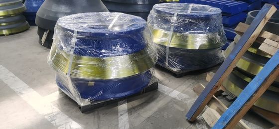 Υψηλό μαγγανικό χάλυβα Mantle Bowl Liner για OEM Κωνικό Συσσωρευτή Τμήματα Φόρτωσης Χάλυβα