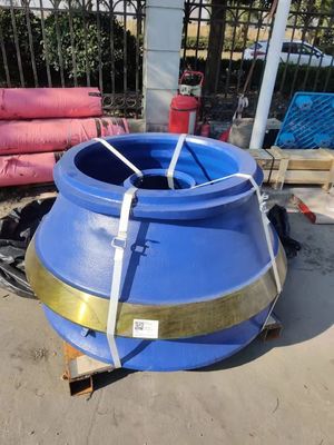 Υψηλό μαγγανικό χάλυβα Mantle Bowl Liner για OEM Κωνικό Συσσωρευτή Τμήματα Φόρτωσης Χάλυβα